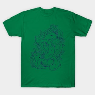 illustration lineart fish T-Shirt